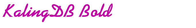 KalingDB Bold